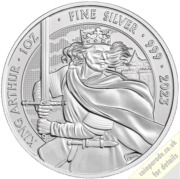 2023 1oz Silver Bullion £2 - King Arthur